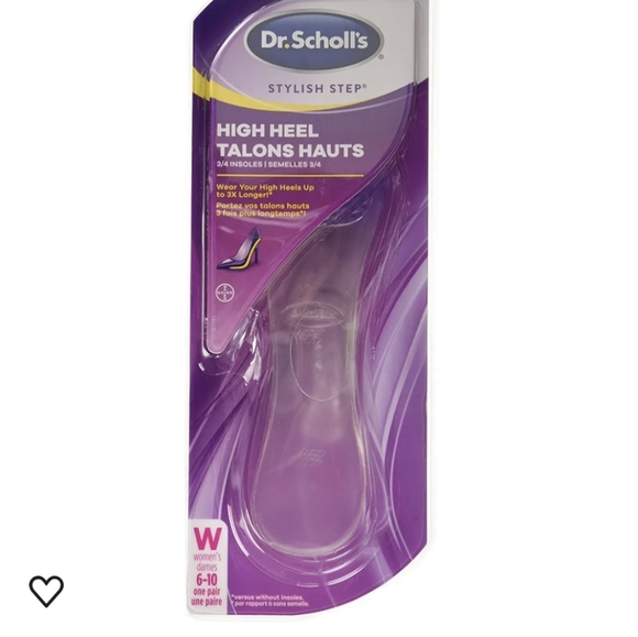 High Heel comfort bundle Dr Scholl's Gel insoles & Two leather suede Heel grips - Picture 10 of 13
